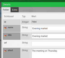 Screenshot of Deepl setting options